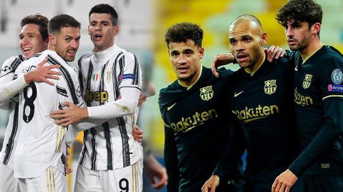 4 Tim Pastikan ke Babak Knock-Out, Termasuk Juventus dan Barcelona di Grup G