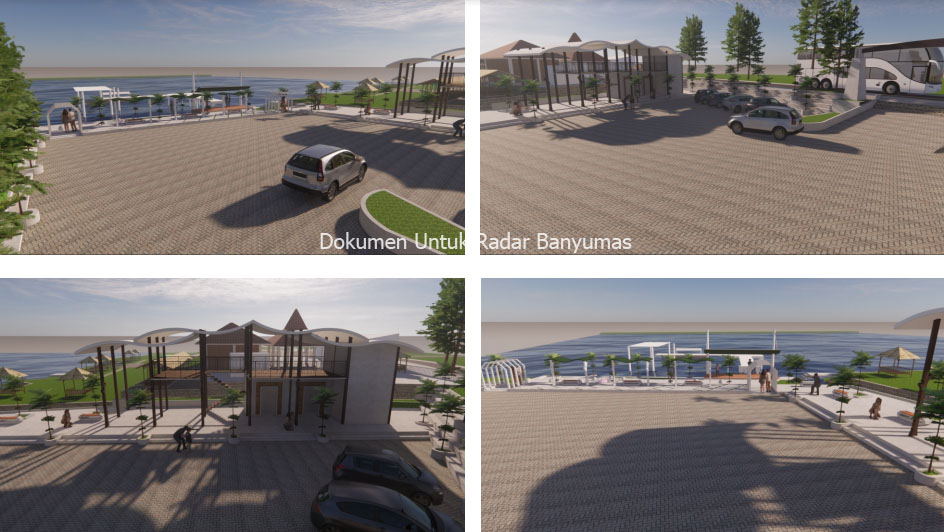 Keren, Ini Desain Kawasan Serayu River Park di Papringan, Kecamatan Banyumas