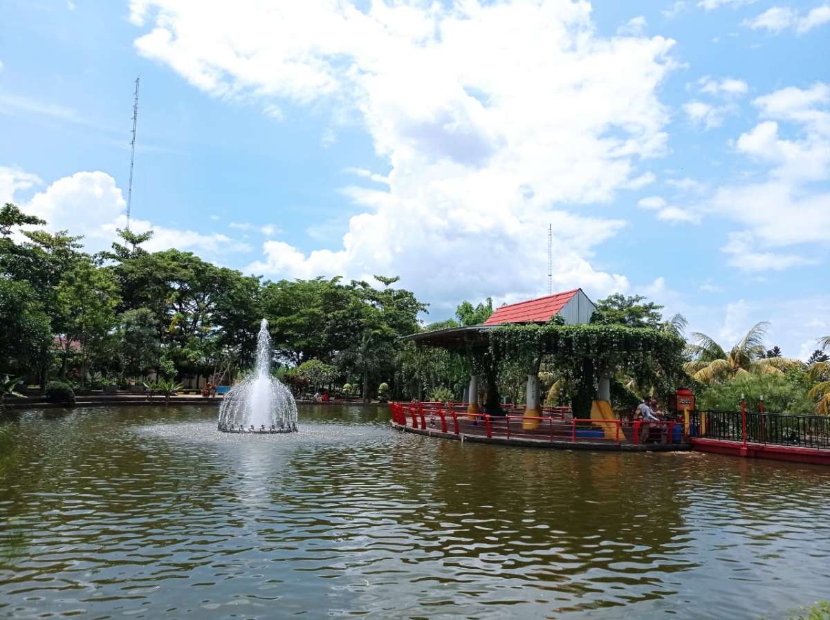 Tetap Diminati, Rata-Rata Pengunjung Taman Balai Kemambang Pada Hari Biasa 100 sampai 200 Orang