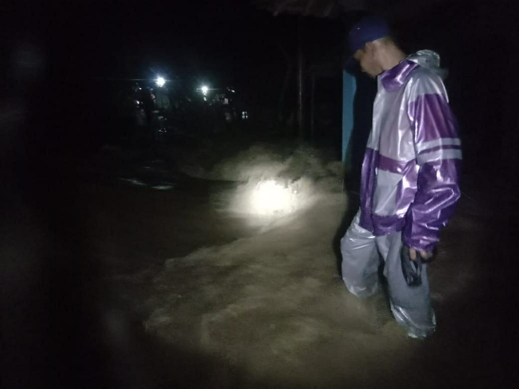 Hujan Deras, Banjir Kembali Melanda Banyumas Timur