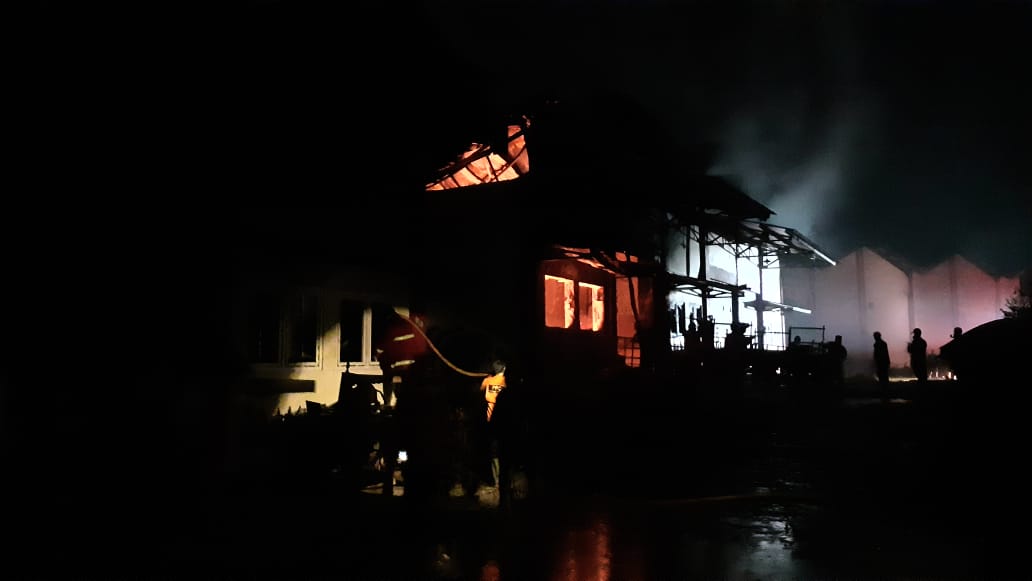 Ini Foto-foto Empat Gedung di UPT Logam Purbalingga Terbakar