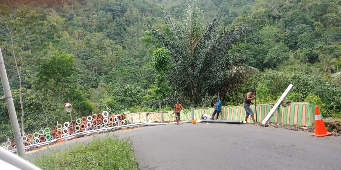 Pengadaan Guard Rail di Jalur Pegunungan di Banyumas Masih Terkendala Anggaran