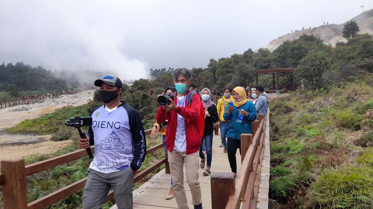 Kunjungan Naik, Kawah Sikidang Ditutup Sementara