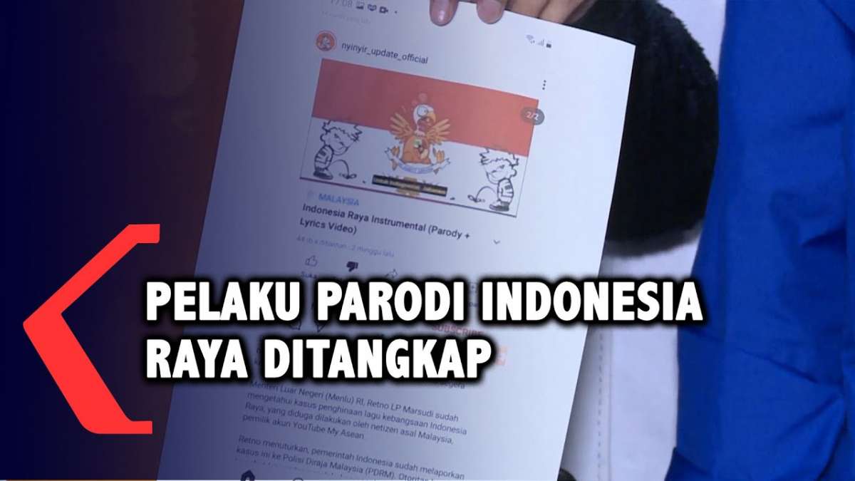 Dua WNI Jadi Tersangka Parodi Indonesia Raya