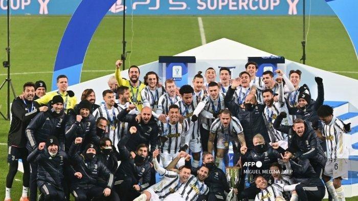 Napoli Kurang Beruntung, Juventus Bawa Pulang Trofi Supercoppa Italiana