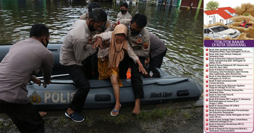 Warga Trimulyo Sebut Banjir di Semarang Kali Ini Terparah