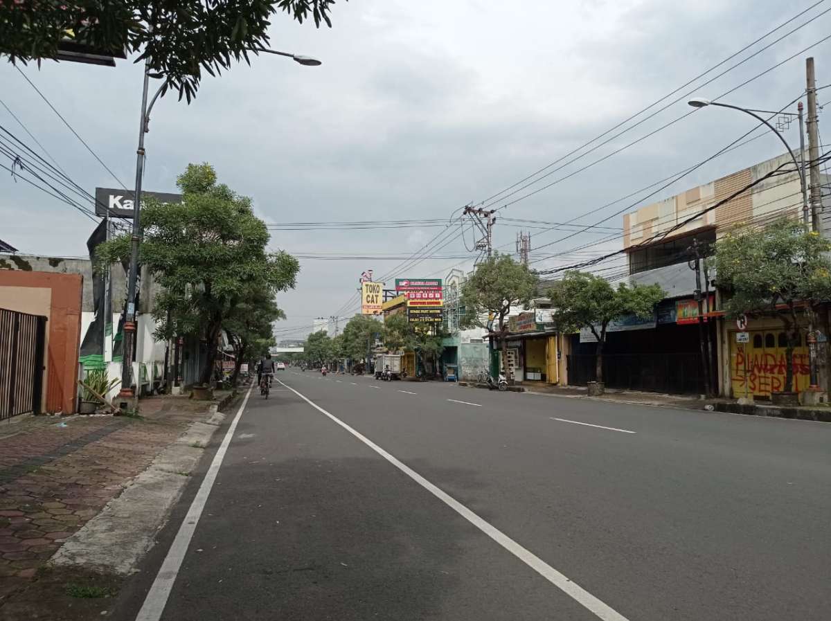 Hari Pertama Jateng Dirumah Saja, Arus Lalu Lintas di Kota Purwokerto Lengang