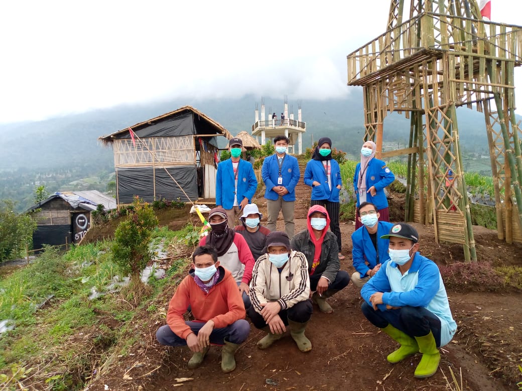 Karang Taruna Gunung Malang Gandeng Mahasiswa KKNT PPC UMP Sukseskan Pariwisata Gardu Pandang