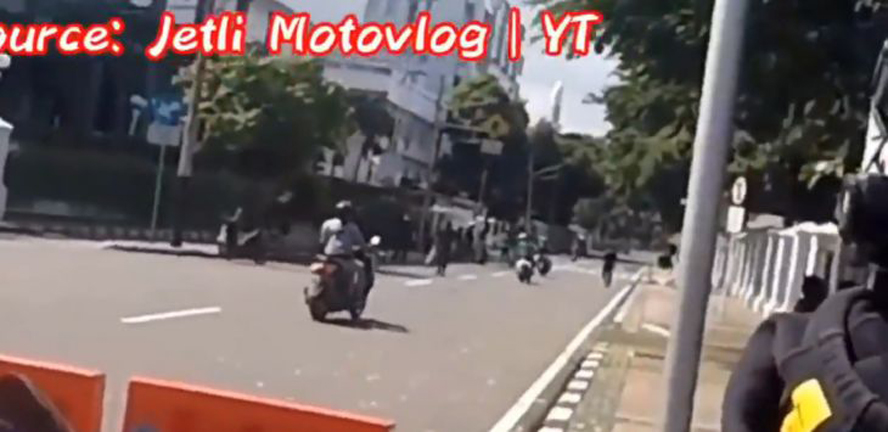 Upload Video Rider Moge Ditendang Paspampres, Diviralkan, Dihapus, Ujungnya Minta Maaf