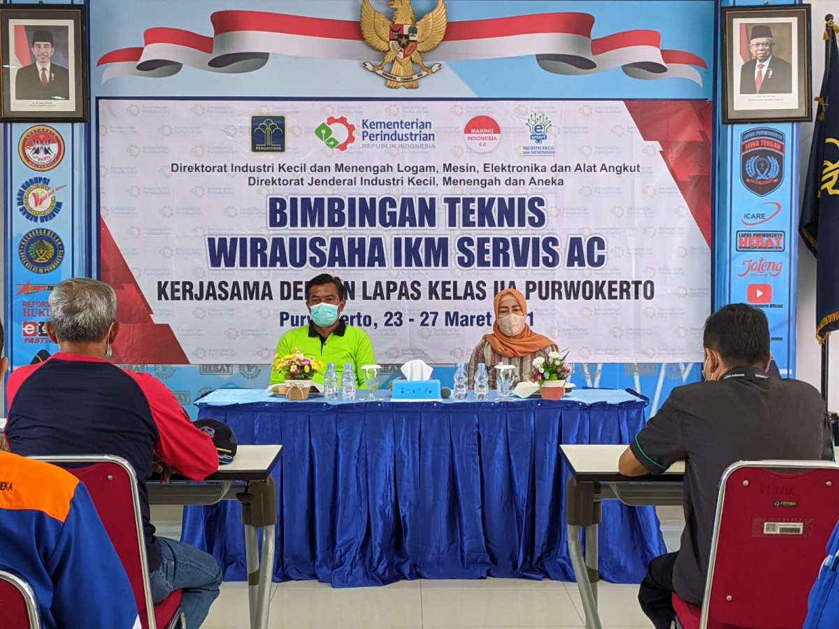 20 WBP Lapas Purwokerto Dapat Pelatihan Servis AC