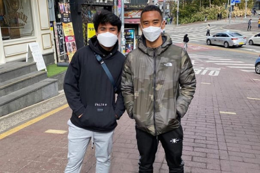 Merumput di Korsel, 2 Bek Timnas Indonesia Hangout ke Itaewon
