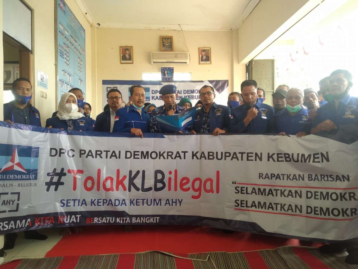 Setia ke AHY, DPC Demokrat Kebumen Nilai KLB Deli Serdang Ilegal