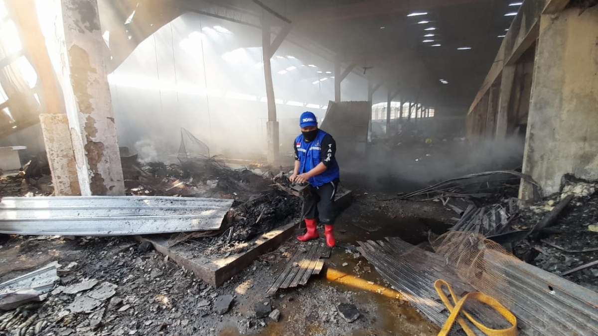 Total 1.610 Kios & Los Terbakar di Pasar Kota Banjarnegara, Kerugian Rp 19 Miliar