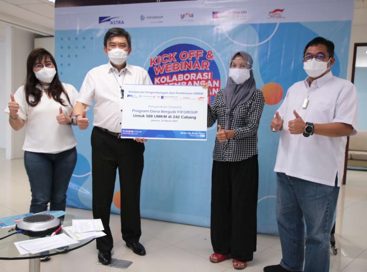Antisipasi Pandemi, FIFGROUP Luncurkan Dana Bergulir Untuk 588 UMKM Bersama 4 Lembaga Astra