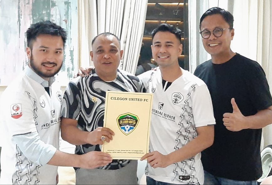 Raffi Ahmad Jadi Pemilik Klub Liga Indonesia 2 Cilegon United