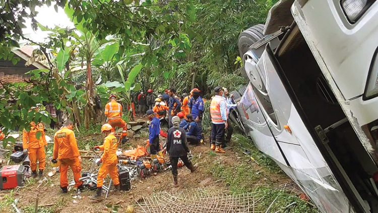 Sopir Bus Kecelakaan Maut di Sumedang jadi Tersangka