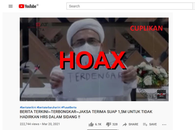 Pembuat Video Hoaks JPU Penerima Suap Kasus Sidang Habib Rizieq Shihab Diamankan di Takalar Sulawesi Selaran