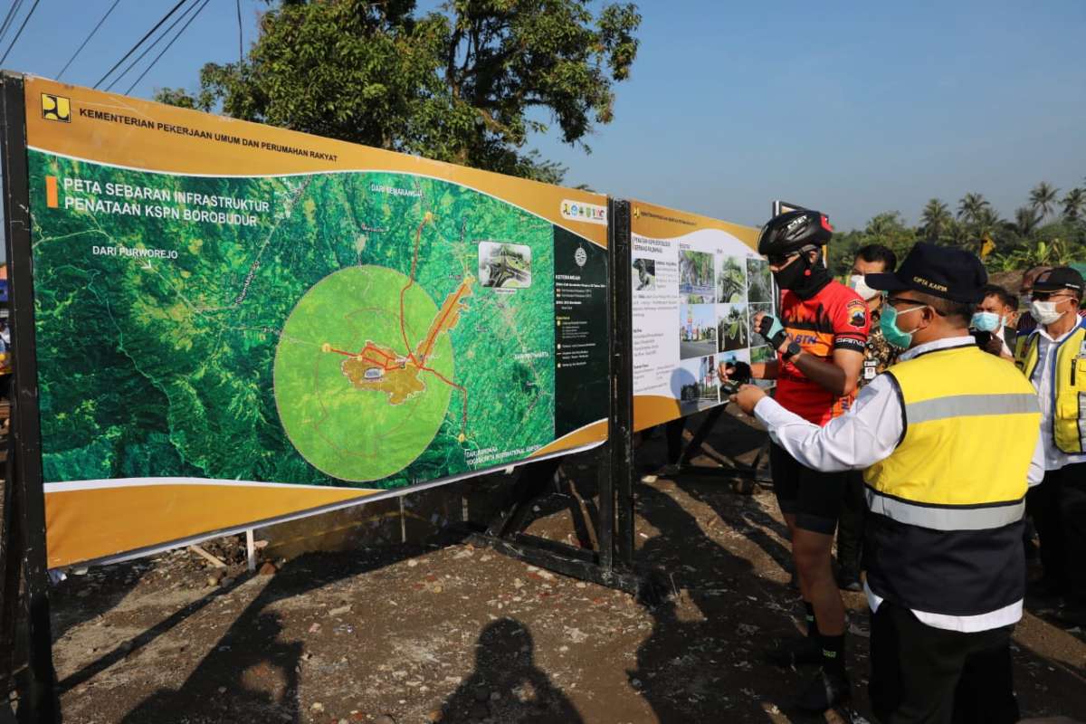 Ganjar Jadi Mandor, Keliling Borobudur Cek Proyek Langsung Tangani Masalah