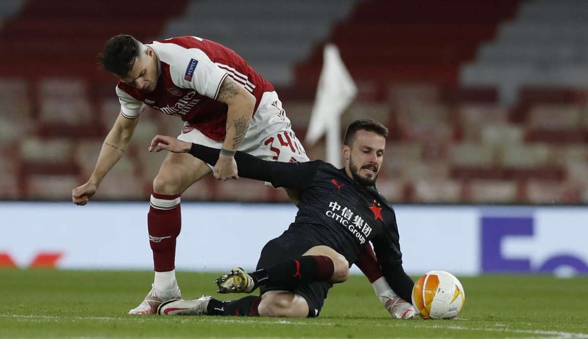 Hasil Imbang Arsenal Vs Slavia: Gol Injury Time Buyarkan Kemenangan Tuan Rumah