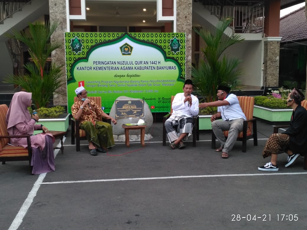 KanKemenag Banyumas Isi Malam Nuzulul Quran Dengan Launching 