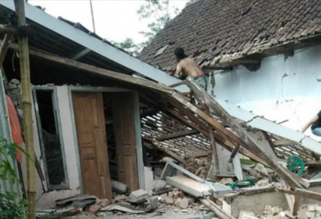 Gempa Bumi Malang, 300 Rumah Rusak dan 7 Warga Meninggal