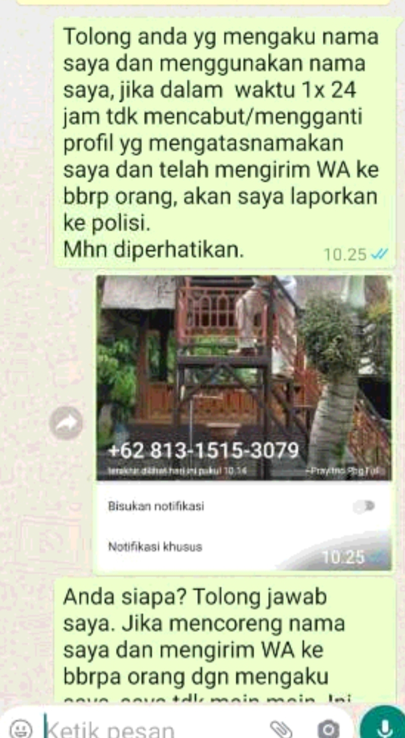 Nama Kabag Humas Purbalingga Setda Dicatut  Untuk Melakukan Penipuan