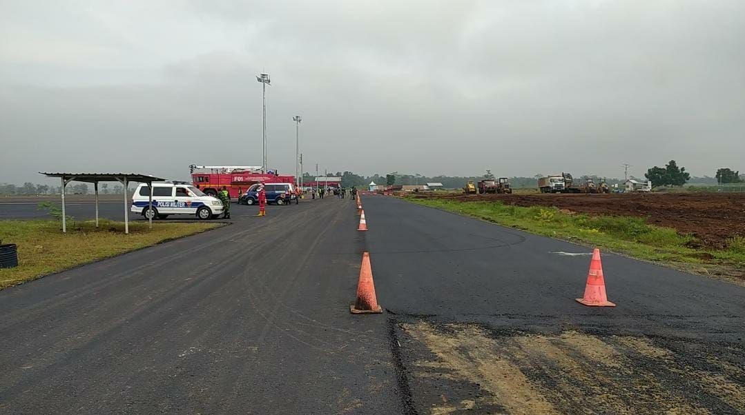 Pemkab Kebut Persiapan Lokasi Terminal Penumpang Sementara di Bandara JBS Purbalingga