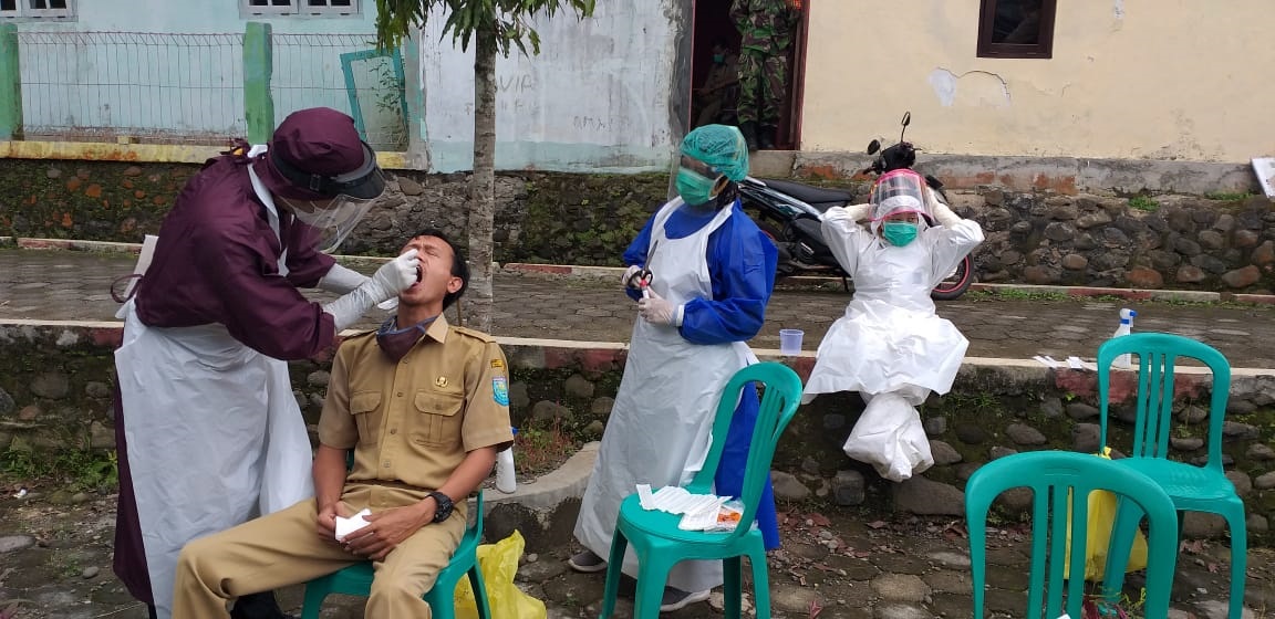 106 Orang di Desa Tanalum Ditracing, Cegah Klaster Tilik Bayi Meluas, Dinkes Lakukan Swab Test