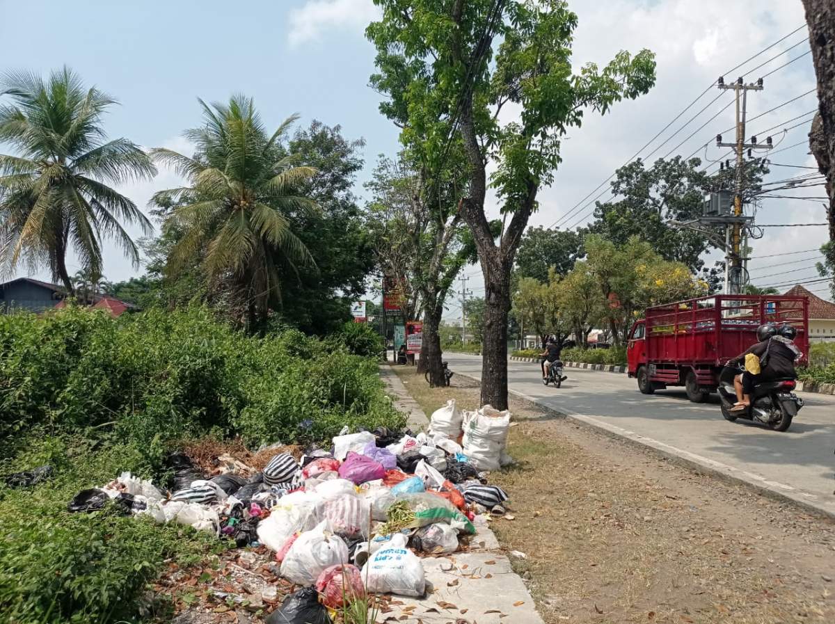 Bau Busuk Dan Jorok, Sampah Berserakan di Jalan Gerilya Barat Purwokerto