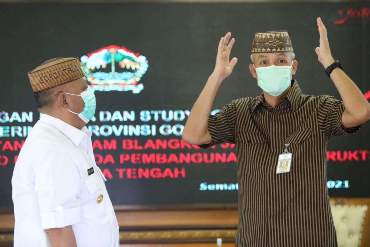 Gubernur Gorontalo Diminta KPK Belajar ke Ganjar Soal Pengadaan Barang dan Jasa