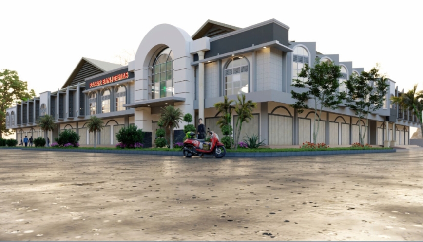 Ada Bangunan Klasik di Pasar Banyumas, Ditarget Selesai Juni Nanti