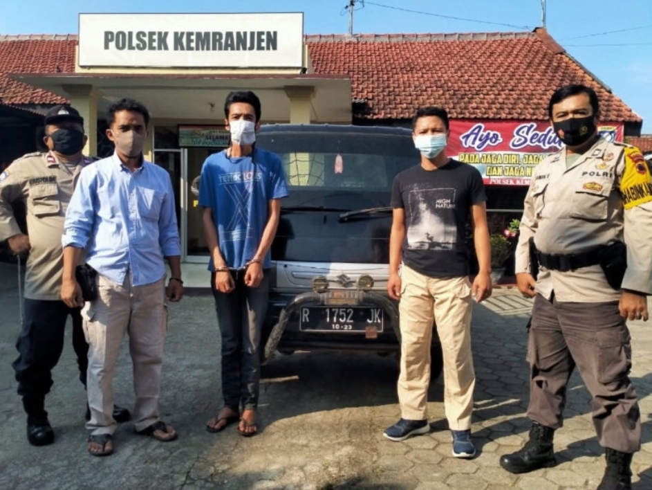 Gelapkan Mobil Pinjaman, Pelaku Warga Kecila Kemranjen Ditangkap
