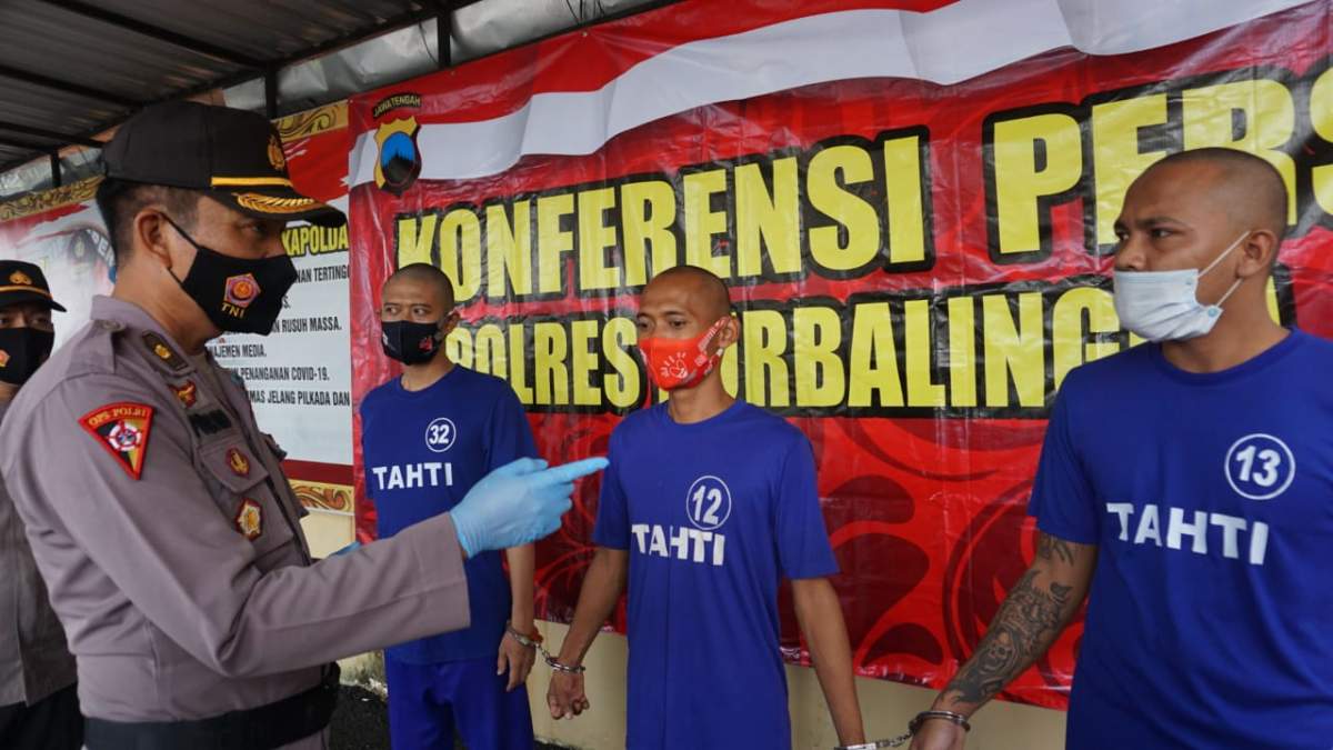 Tolak Minum Miras, Dipukuli, HP Dirusak, Polsek Kemangkon Tangkap Tiga Pelaku Pengeroyokan