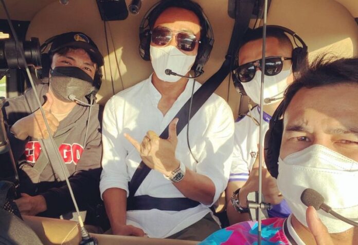 Pakai Helikopter, Raffi Ahmad Cek Lapangan RANS Cilegon FC, Netizen Tercengang