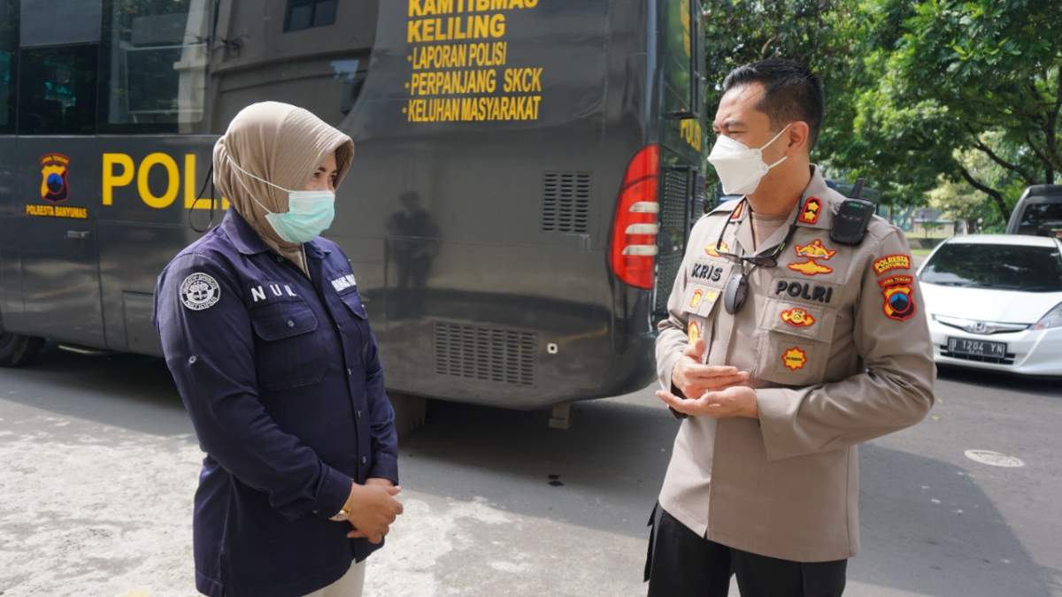 Polsek Cilongok Tetap Berikan Pelayanan Menggunakan Mobil BLKK