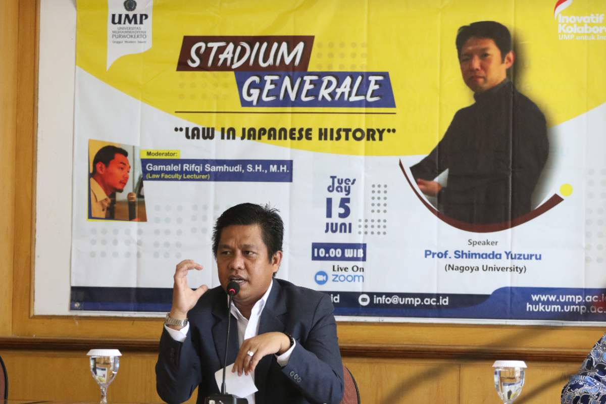FH UMP Undang Pakar dari Jepang Dalam Stadium Generale
