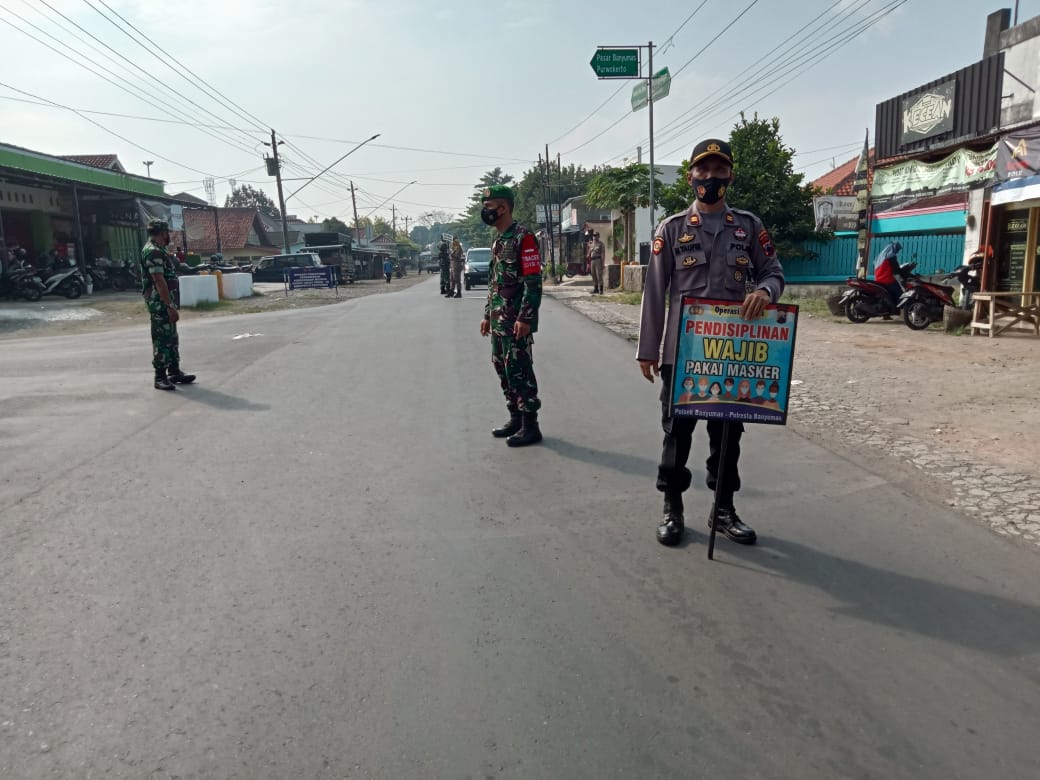 5 Pelanggar Diperingatkan, 21 Pelanggar Ikut Sidang di Kecamatan Banyumas