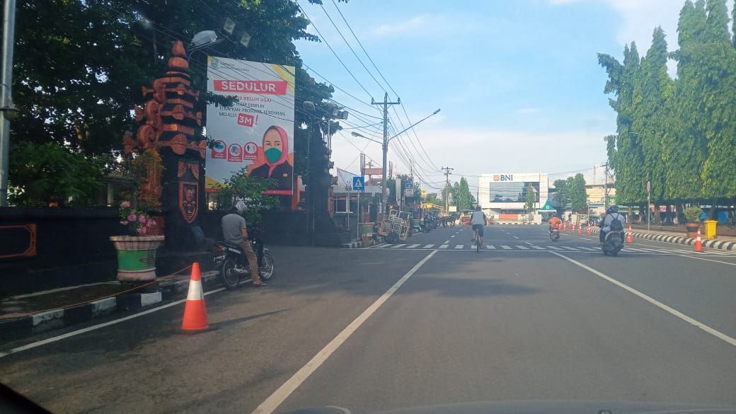 Utara Alun-Alun Purbalingga Steril Parkir