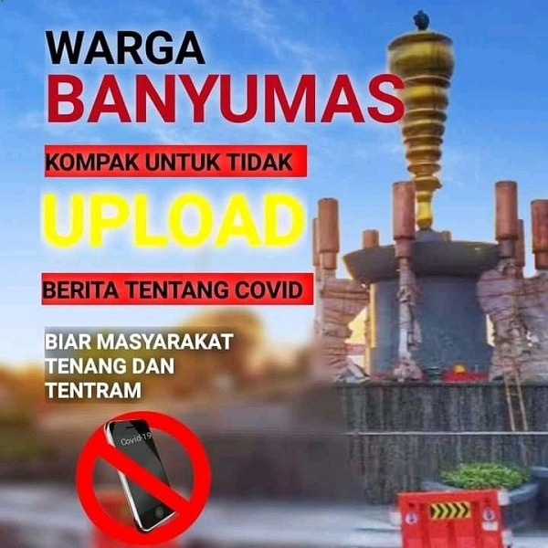 Beredar Poster Larang Unggah Berita COVID-19 di Banyumas Raya, Ganjar: Yang Rasional dan Proporsional