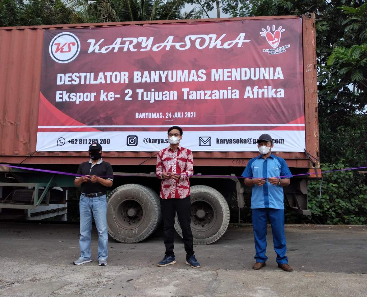 Destilator Banyumas Mendunia Sampai Tanzania, Sudah Dua Kali Pengiriman