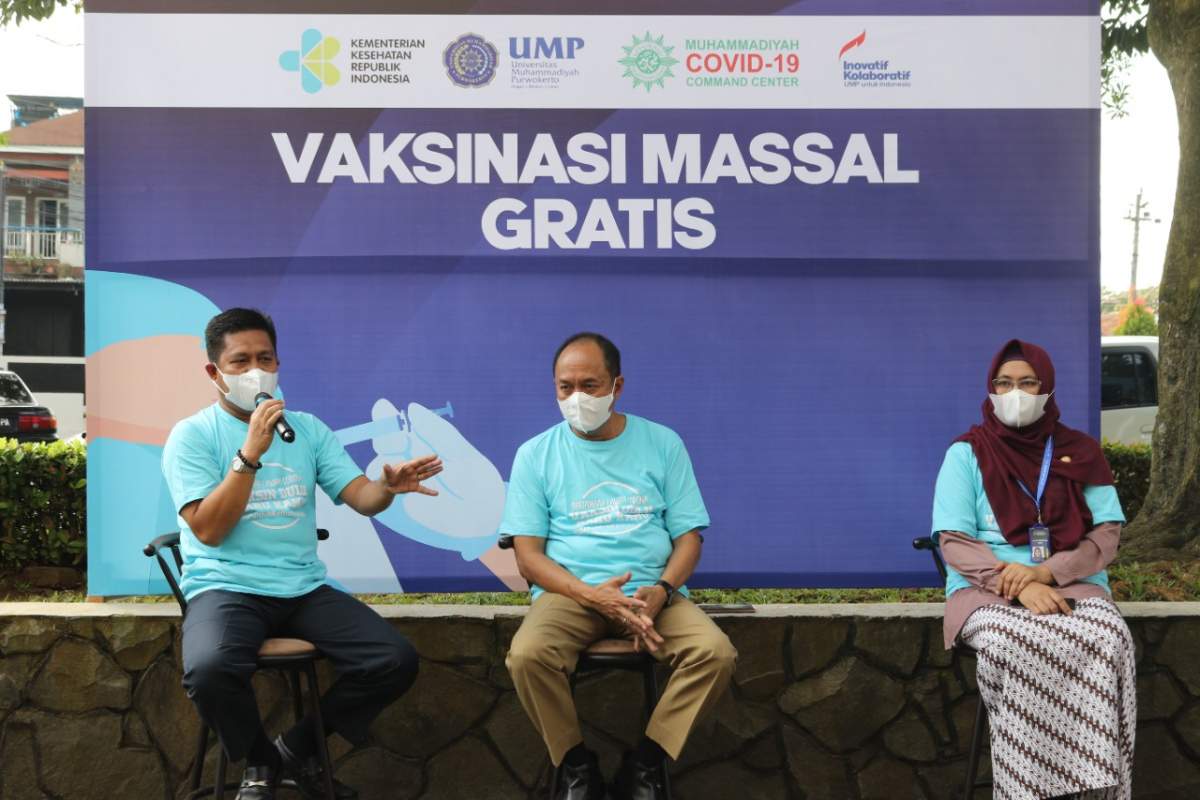 Kampus Kemanusiaan, UMP Gelar Vaksinasi Massal untuk Lintas Agama