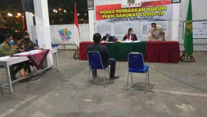 Sidang Pelanggaran PPKM, Tujuh Terdakwa Divonis Denda