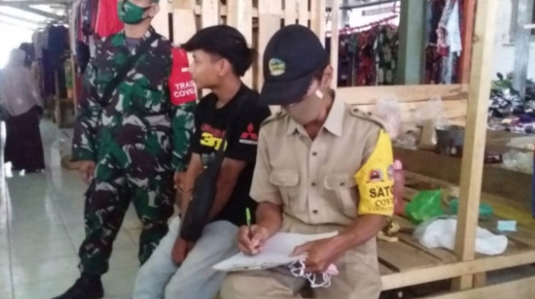 Delapan Orang Terjaring Operasi, Nekat Tak Patuhi Prokes di Pasar