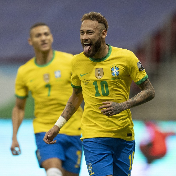 1 Brasil vs Peru 0, Neymar Bisa Ketemu Messi