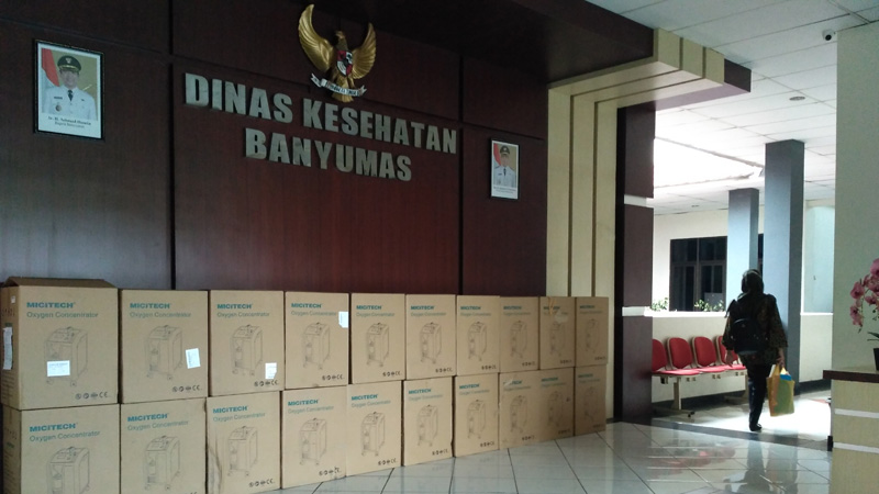Distribusi Oxygen Concentrator ke Rumah Karantina, Hanya Bisa Dipakai Pasien Gejala Ringan Sedang
