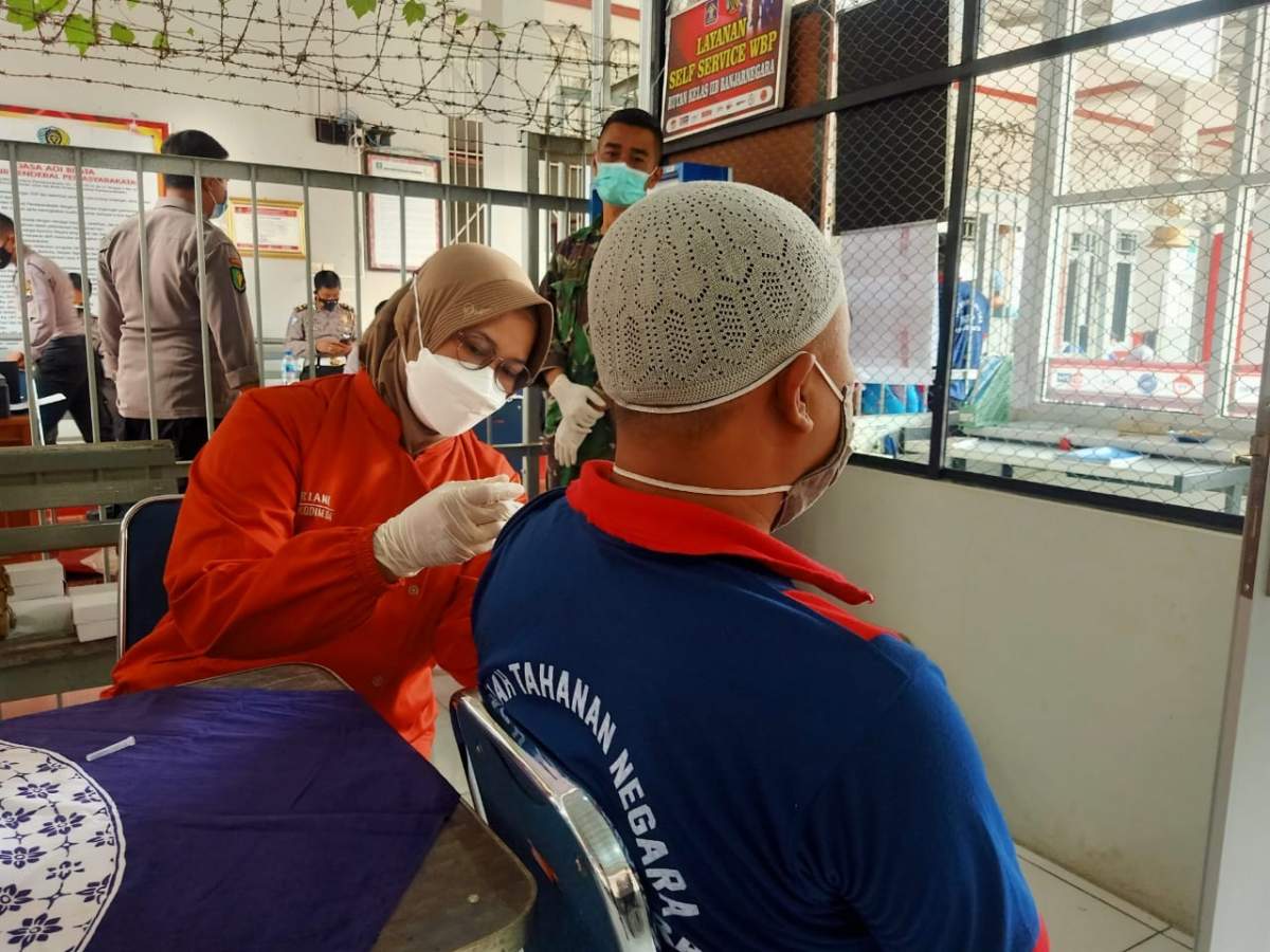 10 Warga Binaan Gagal Divaksin