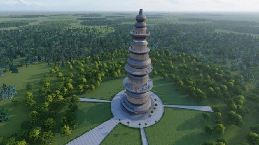 Wow, Menara Pandang Setinggi 99 Meter Dibangun di Kota Purwokerto