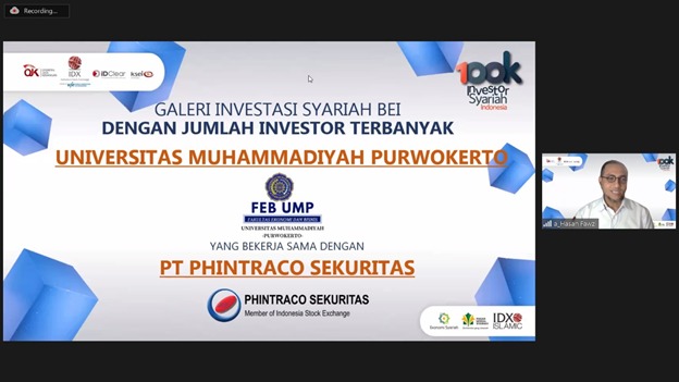 Universitas Muhammadiyah Purwokerto Raih Juara 100K Investor Syariah Indonesia