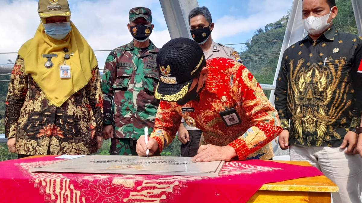 Keren, Banjarnegara - Dieng Hanya 30 Menit, Pembangunan Jembatan Larangan - Plipiran Selesai