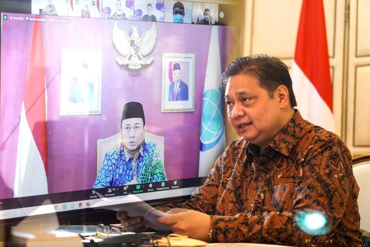 Airlangga: Informasi Geospasial Dukung Percepatan Pemulihan Ekonomi